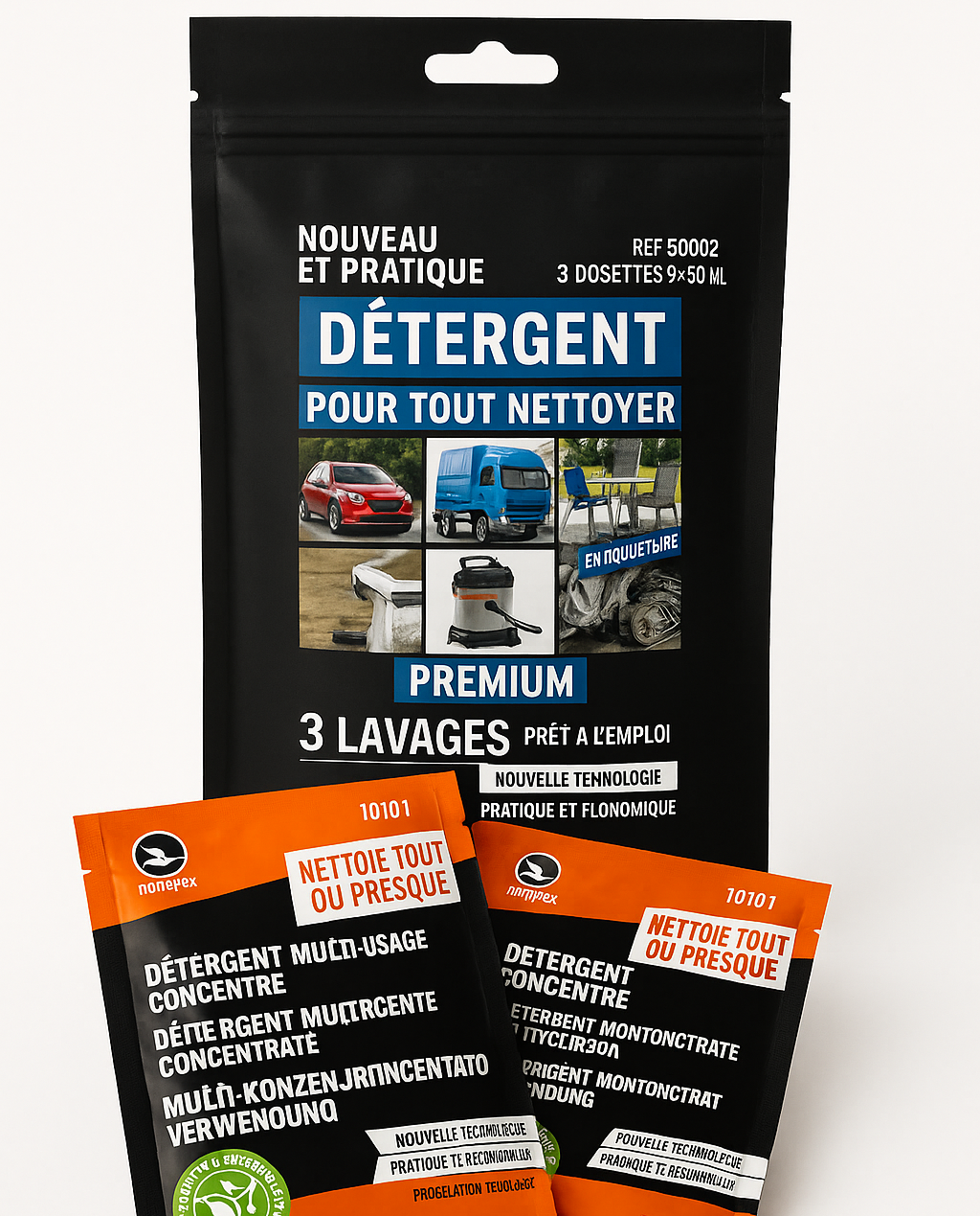 DÉTERGENT MULTIFONCTIONS 3x50ML